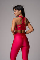 Conjunto Legging e Top Intense Sunshine Pink