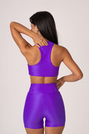 Conjunto Short e Top Runner Lovers Ametista