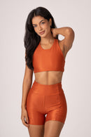 Conjunto Short e Top Runner Lovers Páprica