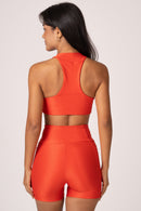 Conjunto Short e Top Runner Lovers Vermelho Intenso