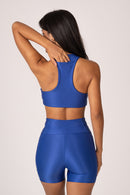 Conjunto Short e Top Runner Lovers Azul Cobalto
