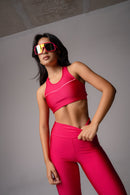 Conjunto Legging e Top Intense Sunshine Pink