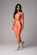 Conjunto Legging e Top Intense Sunshine Papaya