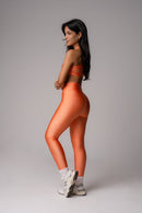 Conjunto Legging e Top Intense Sunshine Papaya