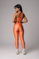 Conjunto Legging e Top Intense Sunshine Papaya