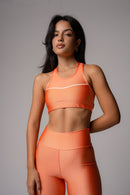 Conjunto Legging e Top Intense Sunshine Papaya