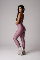 Conjunto de leggings y top rosa albaricoque Intense Sunshine